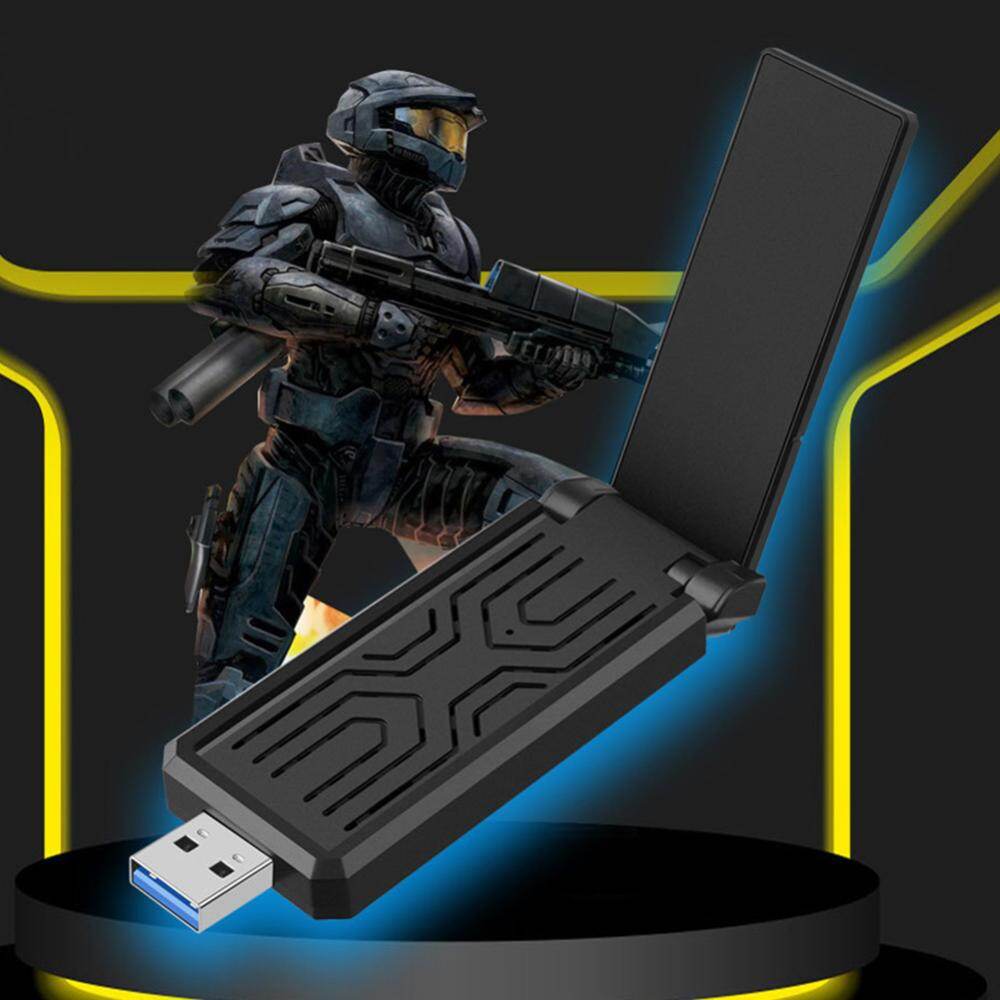 Wireless Network Card Drive-free Network Adapter 1300Mbps Network External Receiver Plug and Play for Win7/8/10/11