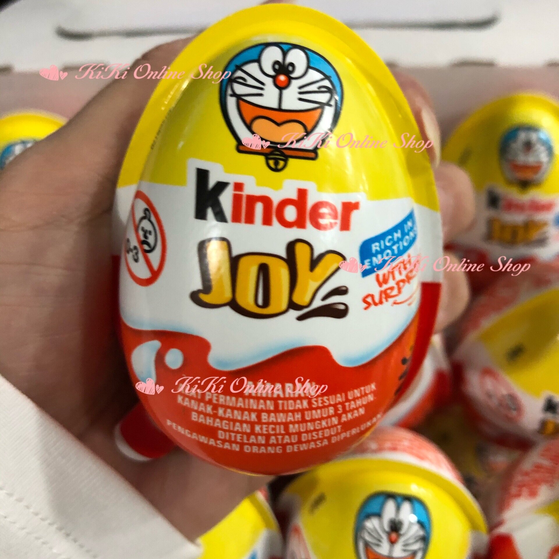 Kinder Joy Surprise Chocolate Eggs For Boys Girls Doremon 20g Lazada