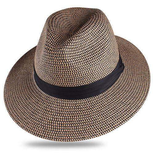 Summer Sun Hats for Women Man Beach Straw Hat for Men UV Protection Cap Chapeau