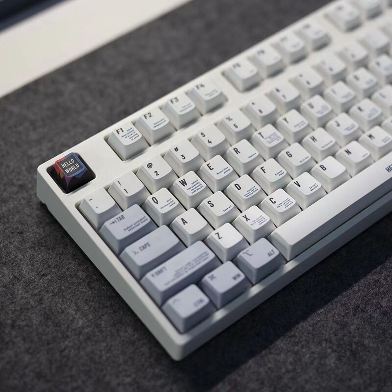 Programmer Theme Keycap 120+Keys Cherry  Profile PBT Sublimation Keycaps For Cherry MX Switch Mechanical Keyboard Keychron/RK61/GK61/Anne Pro 2