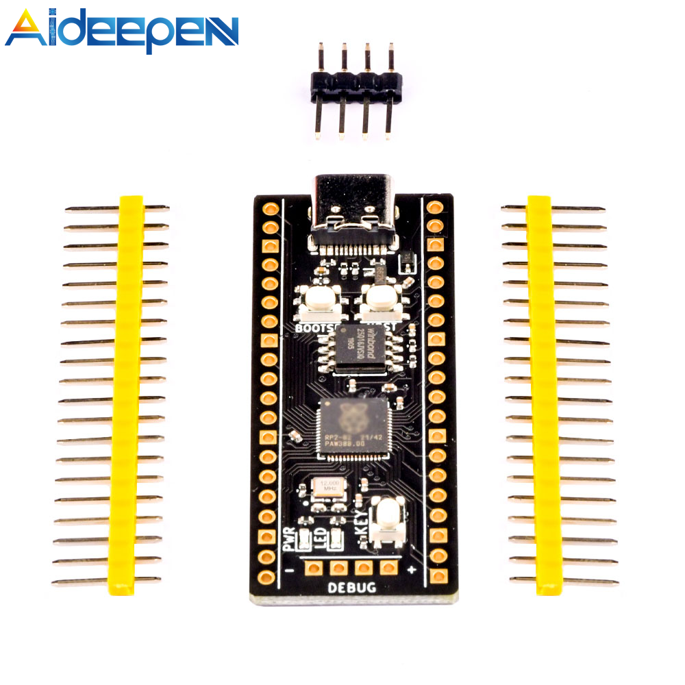 [Chính Hãng 100%] Aideepen RP2040 PICO 2MB/4MB/8MB/16MB Hỗ Trợ Micorpython C/C + +