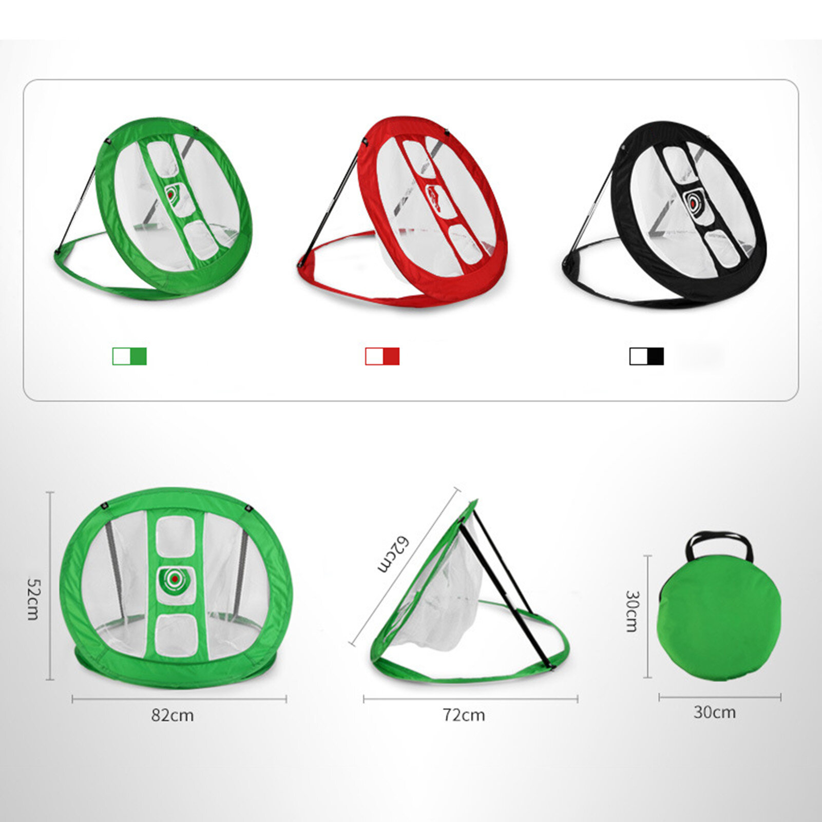 Honrane（Ready Stock） Foldable Golf Practice Cutting Net Waterproof Pitching Cage Mat Training Aid