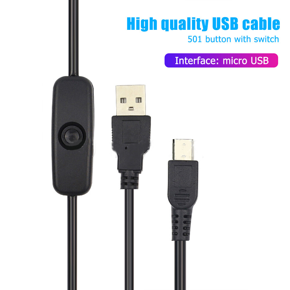 {Tenda} USB to Micro USB Charger Power Cable with On/Off Switch for Raspberry Pi