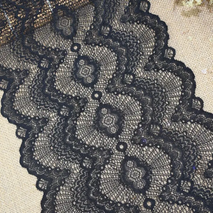 black lace for sewing