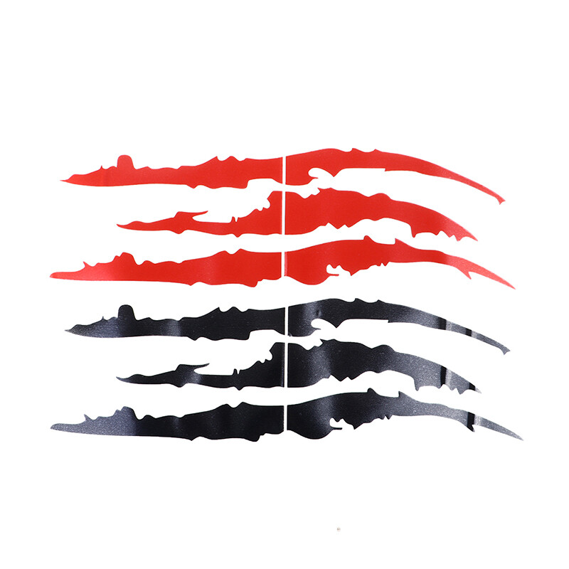 NEW ARRIVAL Car Stickers Reflective Monster Claw Marks Scratch Stripe Marks Headlight Decal