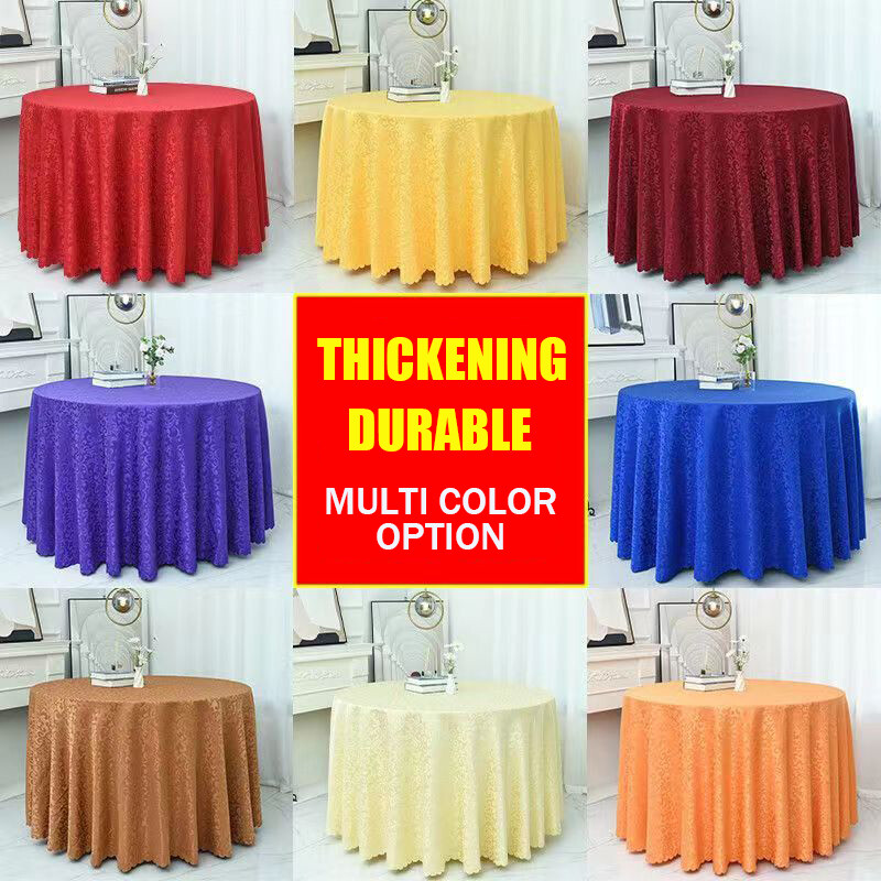 Round table square cloth hotel table cloth, customized restaurant conference home large round table cloth, rectangular table cloth, square table, round table, European style