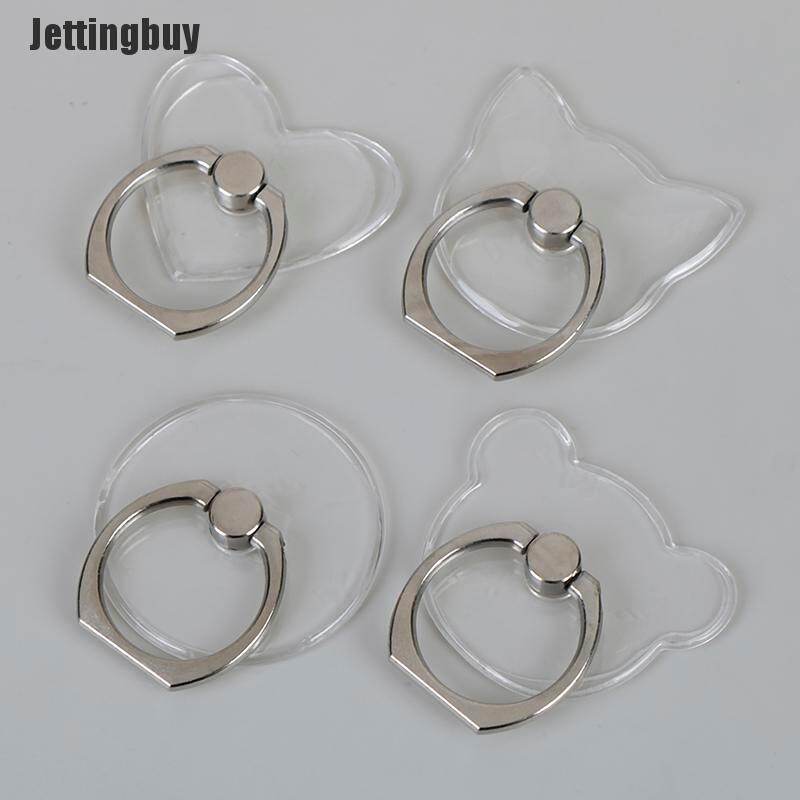 [Jettingbuy] Clear mount holder mobile phone holder stand finger ring support desk cell phone