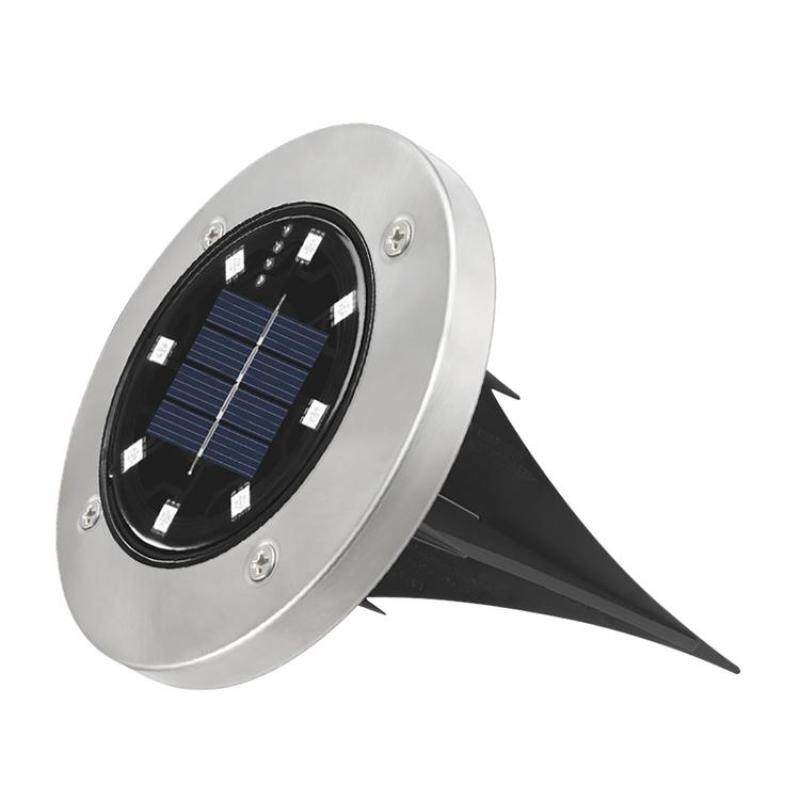 Viugreum 8 Chiếc Năng Lượng Mặt Trời Đèn Chôn Dưới Đất Không Thấm Nước Điều Khiển Thông Minh Đèn Âm Sàn Sàn Sân Cỏ Trang Trí Vườn Đèn Pha Nhiều Màu