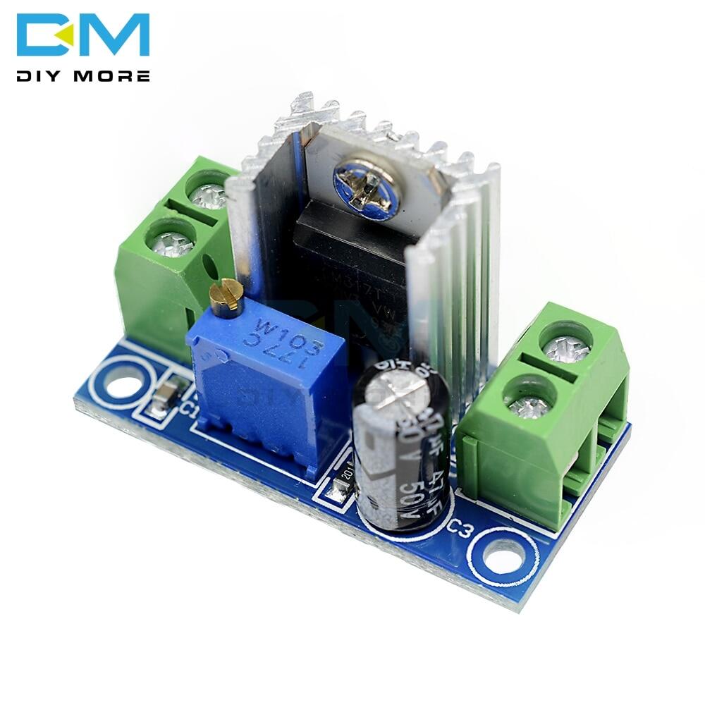 diymore Bộ chuyển đổi tuyến tính DC Buck Low Ripple Board Nguồn điện áp thấp Bộ điều chế tuyến tính có thể điều chỉnh LM317