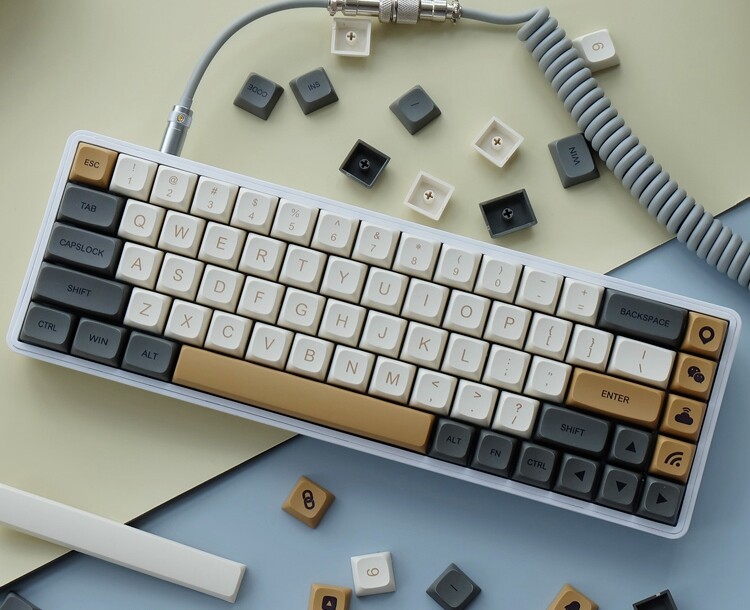 [Keycap Only] 125 phím lấp lánh Nắp chìa khóa PBT thăng hoa xda cho công tắc Cherry MX Bàn Phím Cơ tùy chỉnh Tự làm RK ciy VGN IKBC Aula/RK Royal Kludge/Logitech/goojodoq