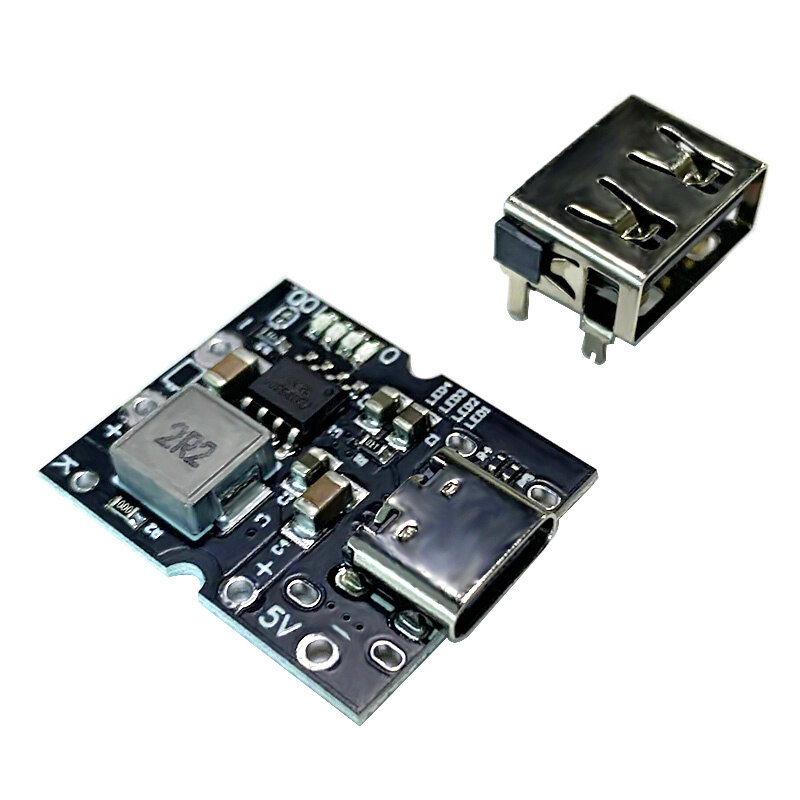 Bộ Chuyển Đổi Tăng Áp Type-C USB 5V 2A Mô-đun Tăng Áp Bảng Bảo Vệ Sạc Pin Lithium Bộ Sạc Tự Làm USB