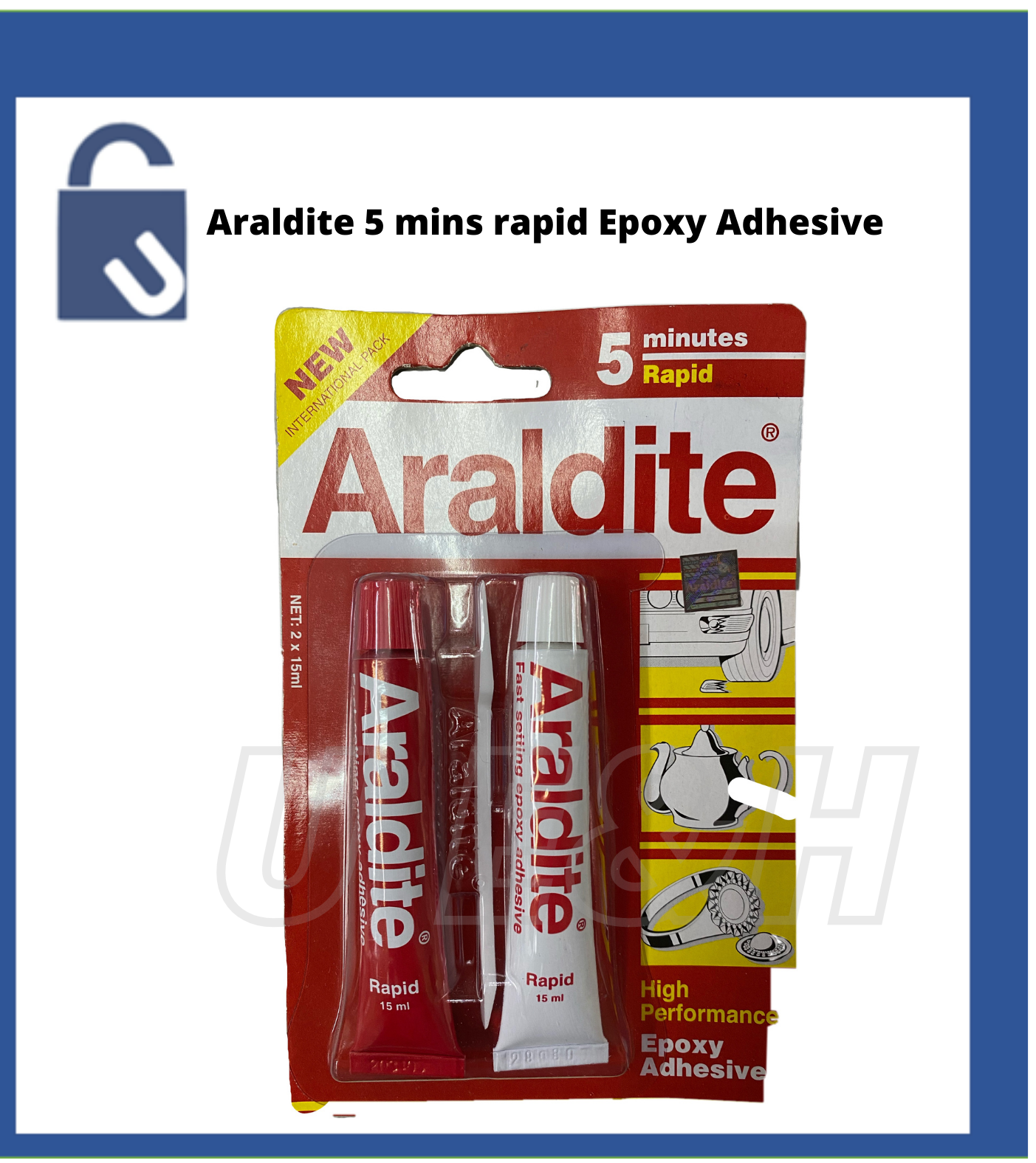 Araldite Rapid Epoxy Adhesive Lazada