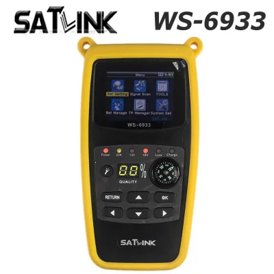 SATLINK WS-6933 DVB-S2 Starfinder WS 6933 Star-adjusting Device Supports Flashlight with Compass
