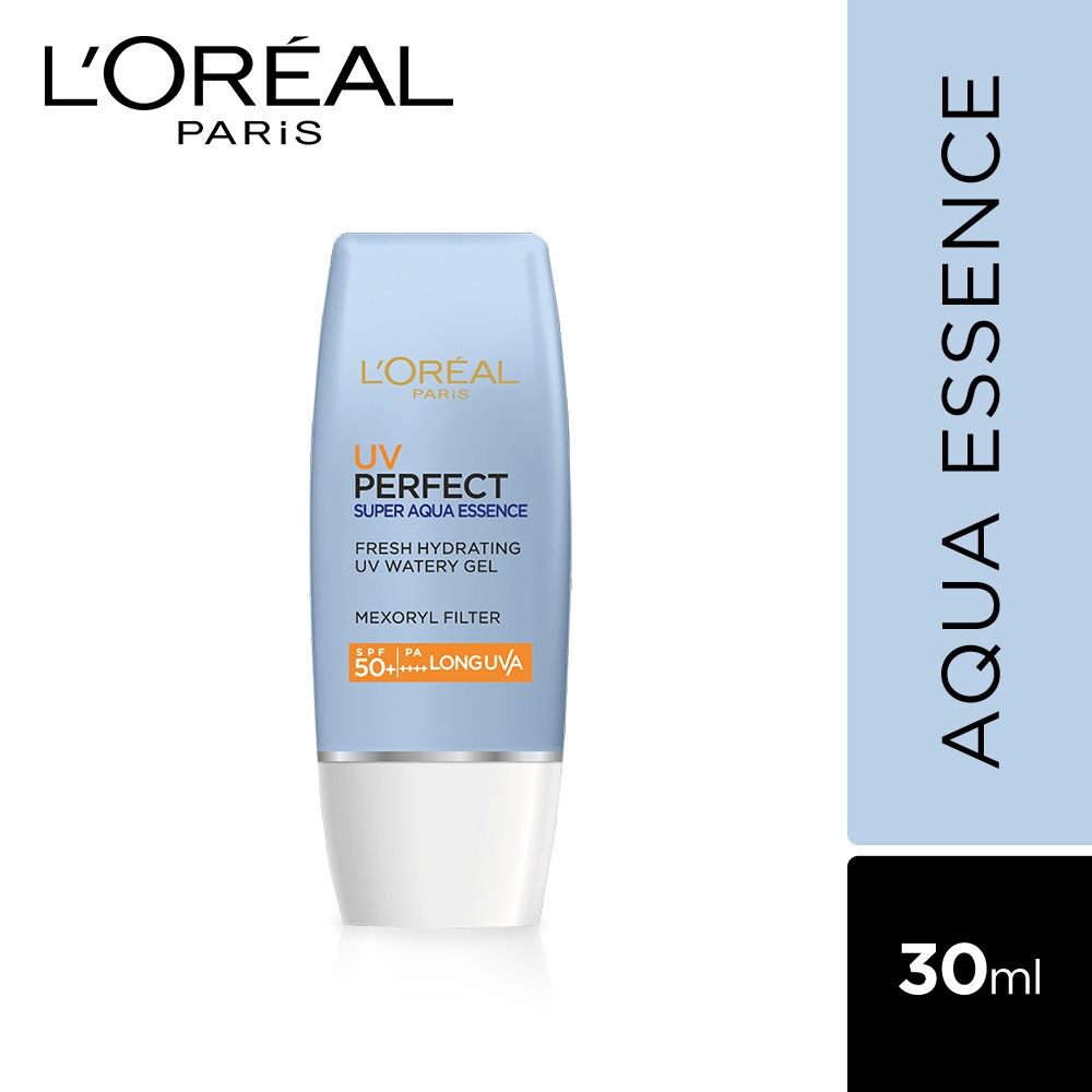 harga loreal sunblock uv perfect aqua essence