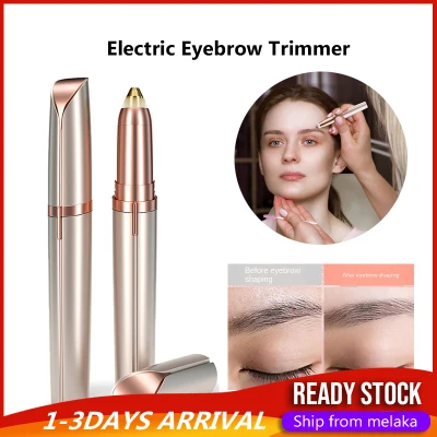 Original Electric Eyebrow Trimmer Rechargeable USB Epilator Hair Eyebrow Remover Painless Eyebrow Razor Device for Men and Women