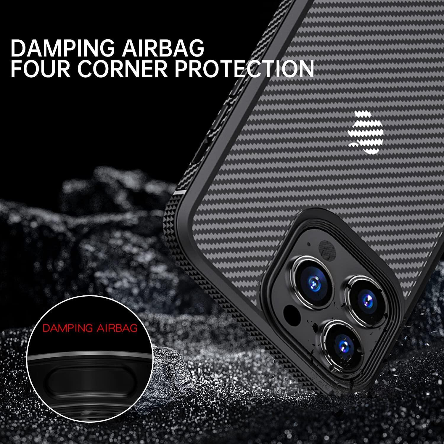 Kết Cấu Sợi Carbon Được Thiết Kế Cho iPhone 16 Pro Max/16 Cộng Với/15 Pro Max/14 Cộng Với/14/13 Pro Max/13 Pro/13/13 Mờ Chống Sốc Chống Vàng chống sốc bảo vệ điện thoại Trường Hợp Đối Với iPhone 12 Pro Max/11 Pro Max/XS Max/XR