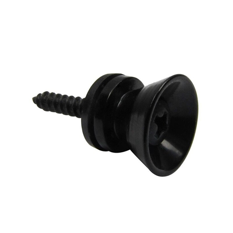 Black Strap Lock Button Knobs Metal End Pin Pack of 2 pairs Malaysia