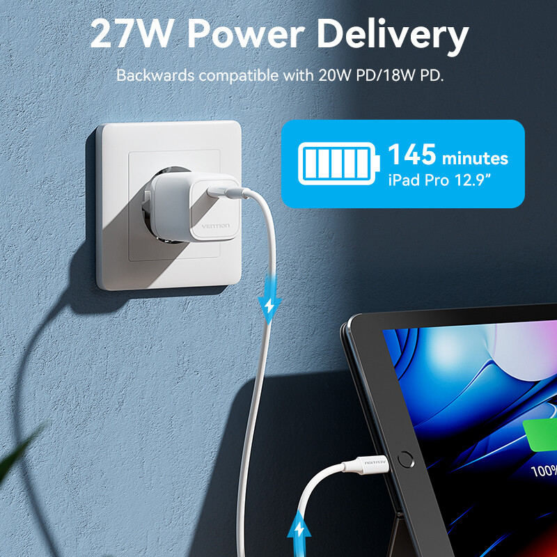 Vention USB 2.0 Cáp Lightning 3A Cáp dữ liệu PD 27W truyền dữ liệu iPhone 14 13 12 11 Pro max sạc nhanh cho Ipad điện thoại nhỏ Loại C Cáp USB-C để Cáp sạc iPhone