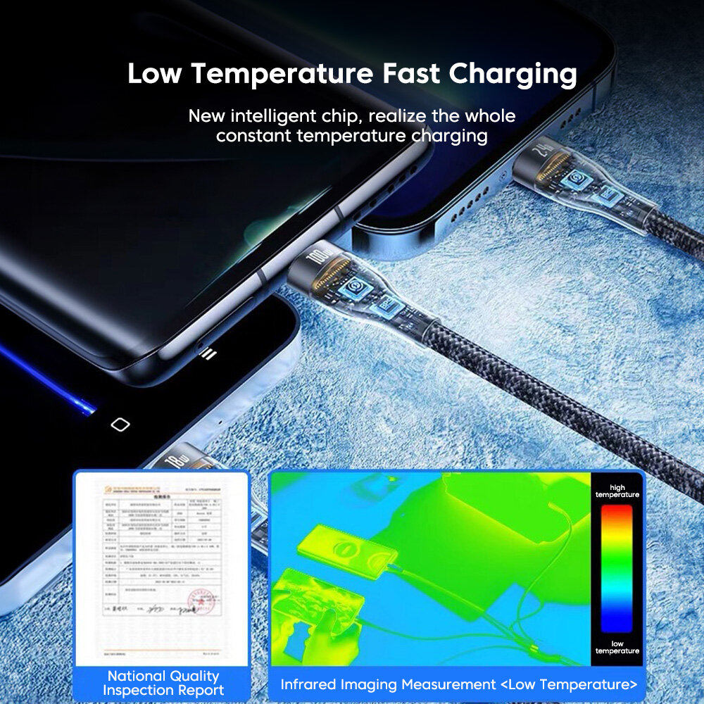Greenyeah 120W 3 trong 1 cáp sạc nhanh micro USB Type C Cáp USB C dữ liệu dây Dây