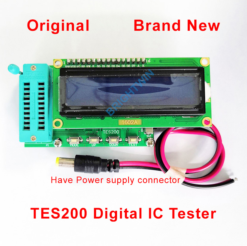 Penguji litar bersepadu Digital TES200 asal 74 40 45 siri IC Logic Gate ...