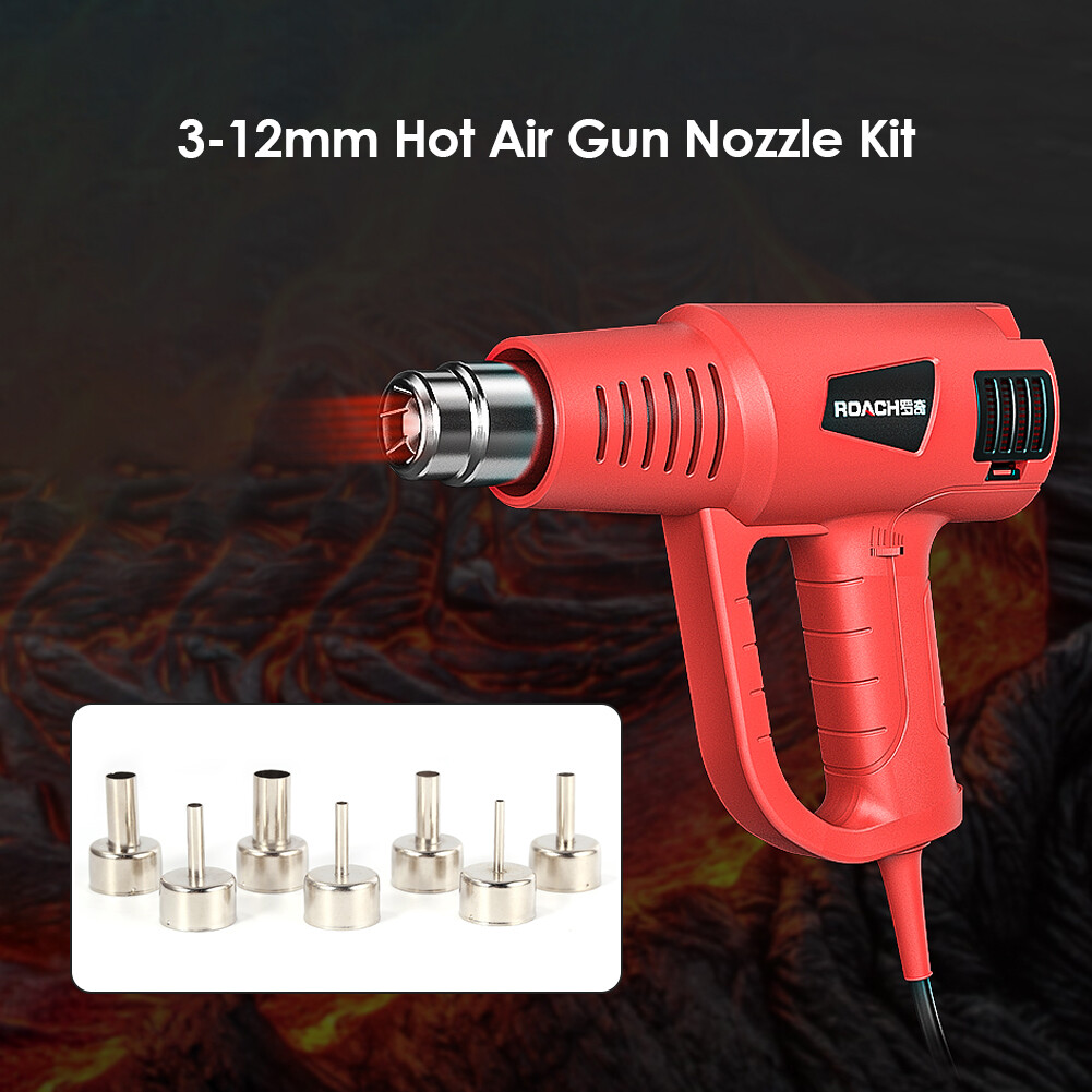 3-12mm Hot Air Nozzle Kit for 858D Welding Soldering Station Heat Tips