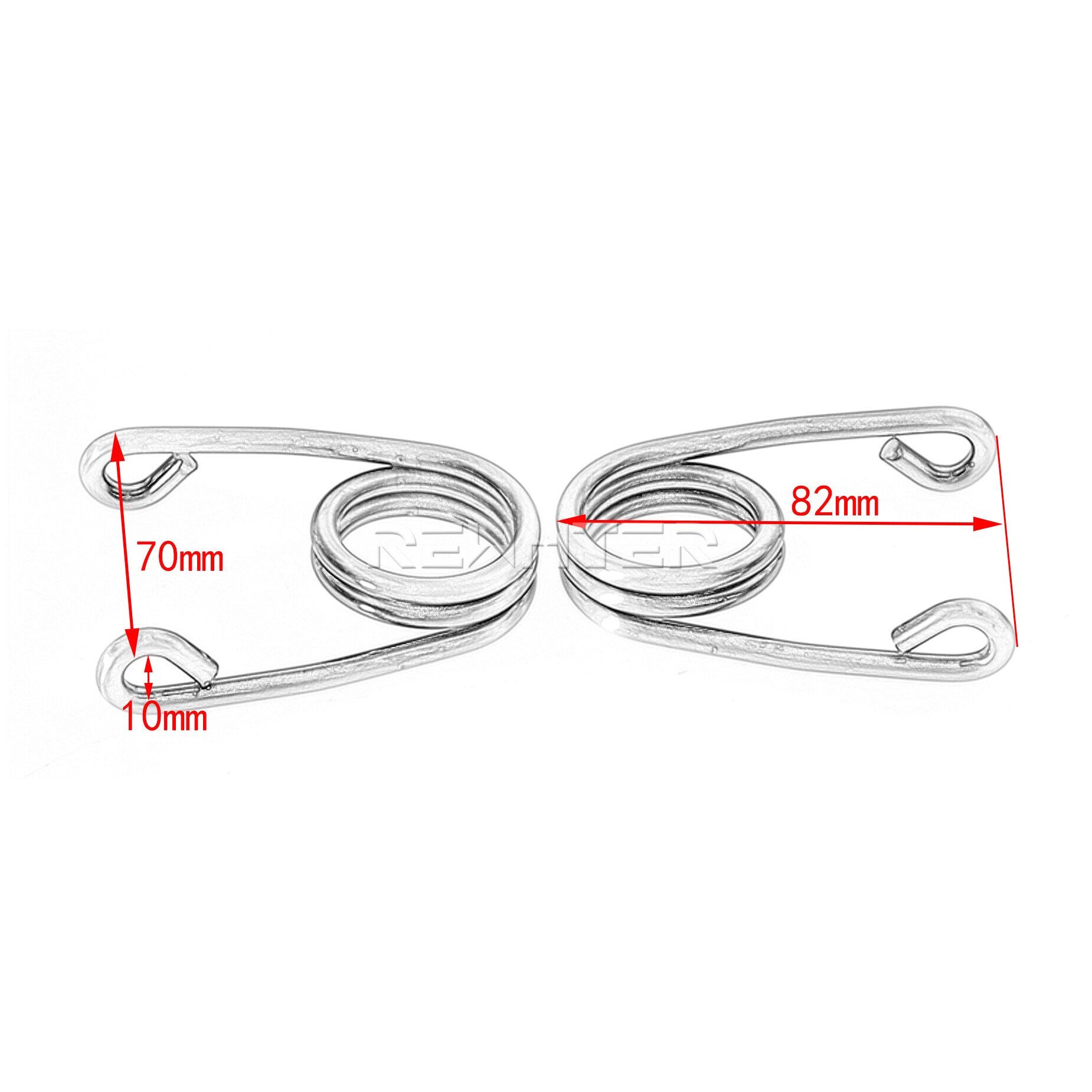 Motorcycle Solo Seat Mount Kit Driver Seat Springs Bronze/Black/Chrome