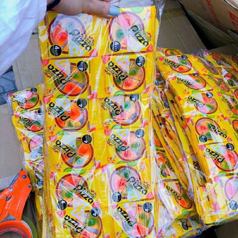 Bịch 40 gói kẹo dẻo piza