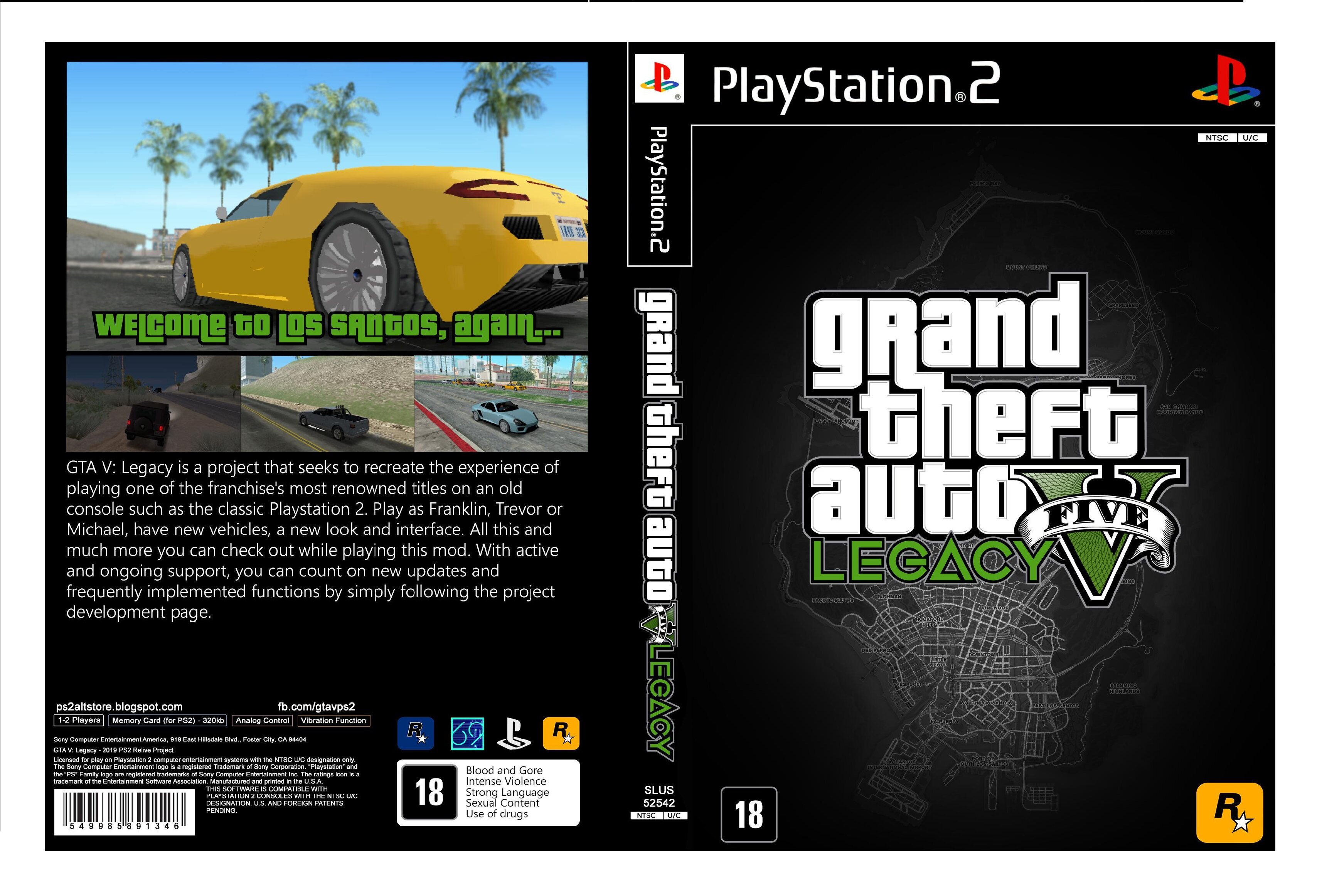 grand theft auto v playstation 2