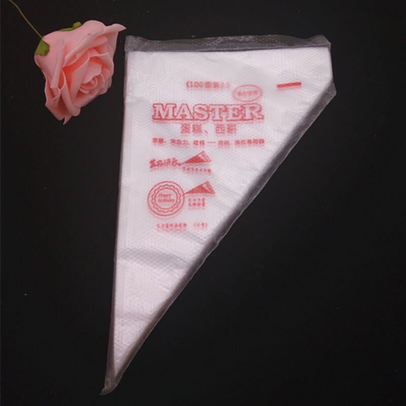 SHOOTHE 10Pcs/Pack Disposable Cake Decorating Bag Kitchen Supplies Plastic DIY Baking Accessories Multi Purpose Pastry Tips Tools Transparent S/M/L