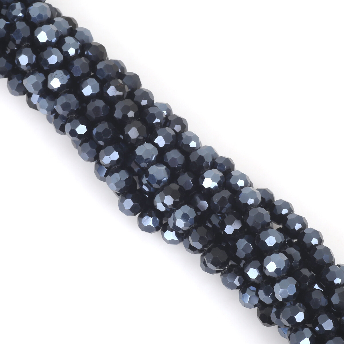 95Pcs 6mm Colorful Austria Faceted Crystal Glass Beads Loose Spacer Round Ball Beads For Jewelry Making DIY Fashion Bracelet