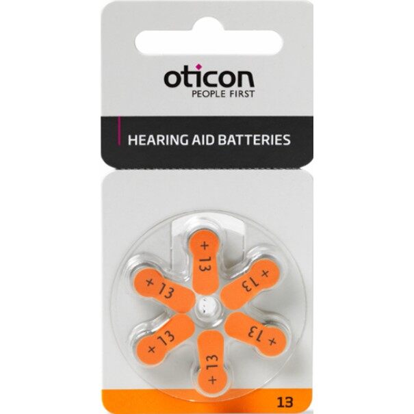 Oticon Hearing Aids Batteries Size 10 / 13 / 312 / 675 (Choose Size