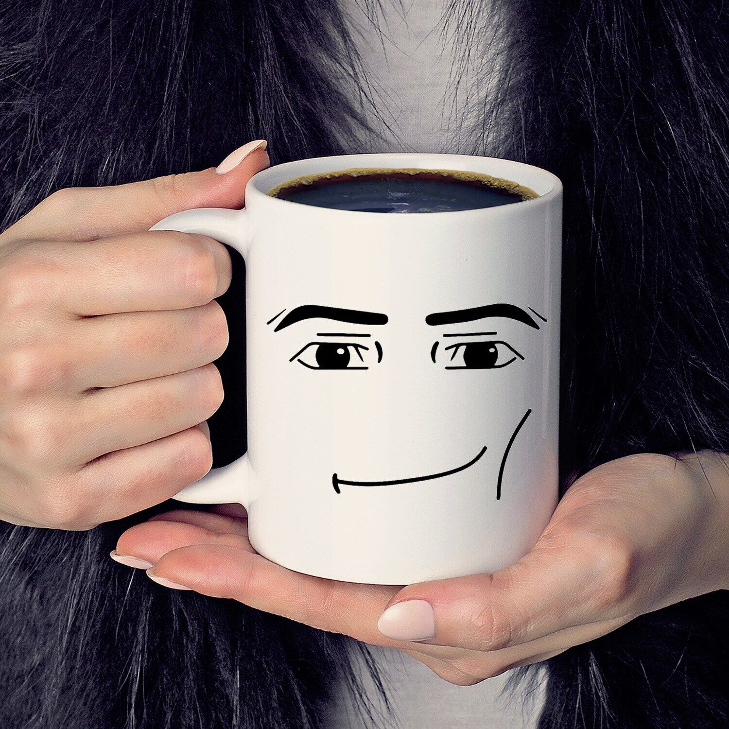 I Bought A Roblox Man Face Mug 