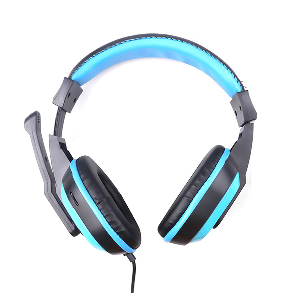 JTKE Wired Stereo Headset With Mic Full-range Music Headset Gaming Headphones 3.5mm Adjustable Headset Earphone For PC Computer Phone