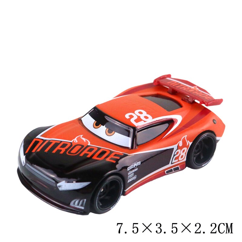Pixar Car 3 Lightning Mcqueen Racing Series แจ็คสันครูซสโมคกี้1:55ของ ...