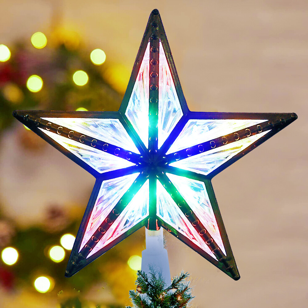 Christmas Tree Top Five-pointed Star LED Lights /Fairy Lights Home Decoration