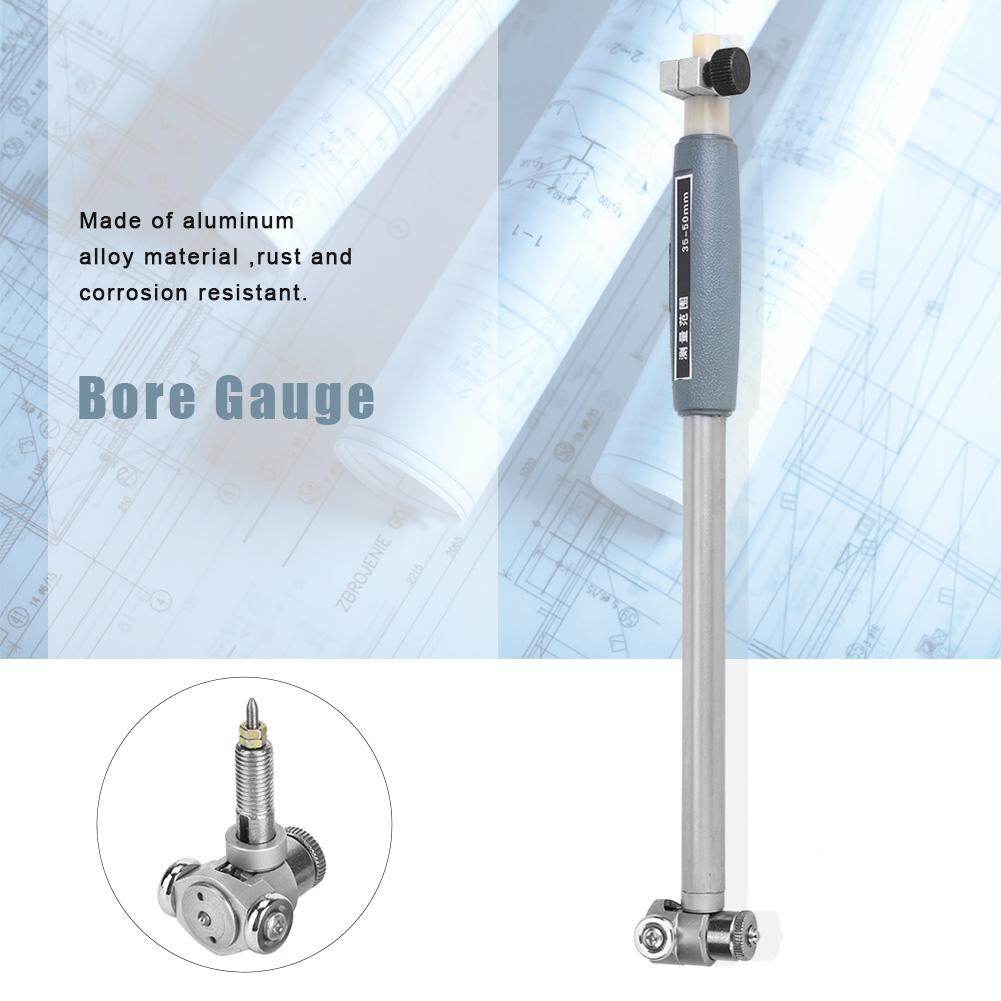 35~50mm Dial Bore Gauge Indicator with Tip Kit Aluminum Alloy Inner Diameter Meter35-50mm