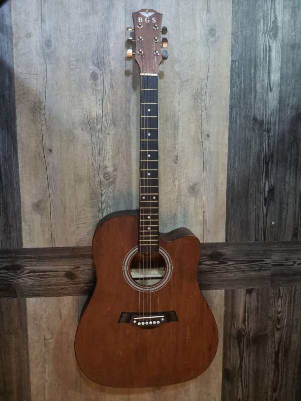 BGS D-41 41 Inch Walnut AC Acoustic Guitar With Neck Iron Rod Taylor Design With Pickup EQ + Free Gift Malaysia