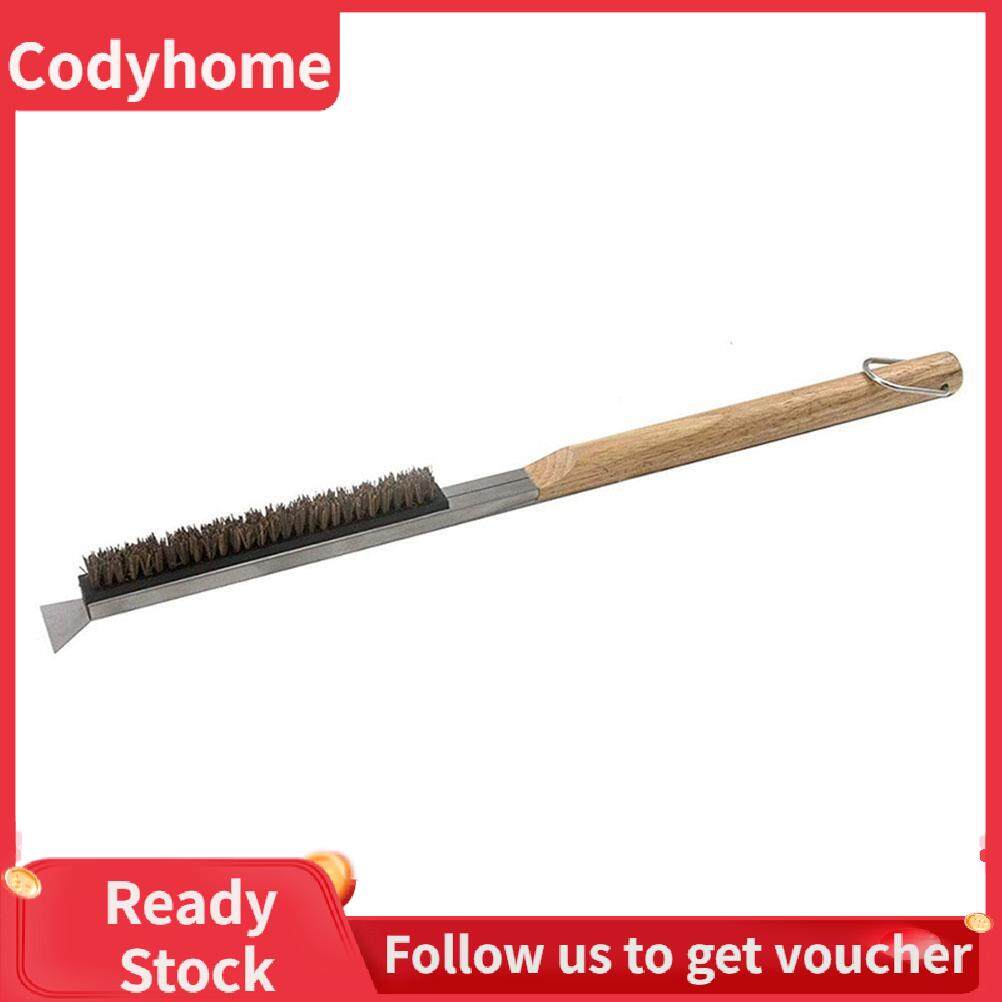 Pizza Stone Oven Brush Scraper Barbecue Oven Cleaner Brushes Removable