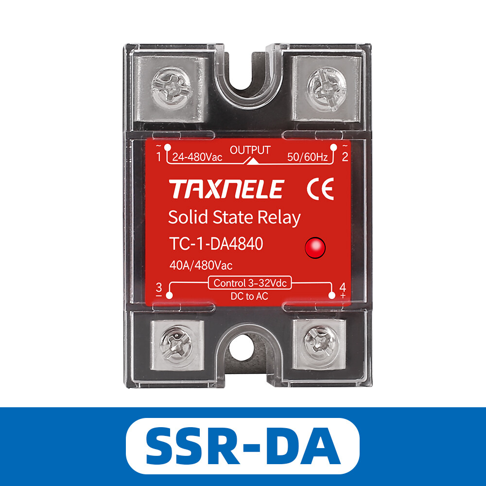 Ssr-25da ssr-40da ssr-25aa ssr-40aa ssr-40dd ssr relay 10a 25a 40a 60a 80a 100a dd da aa solid state relay module for pid temperature control