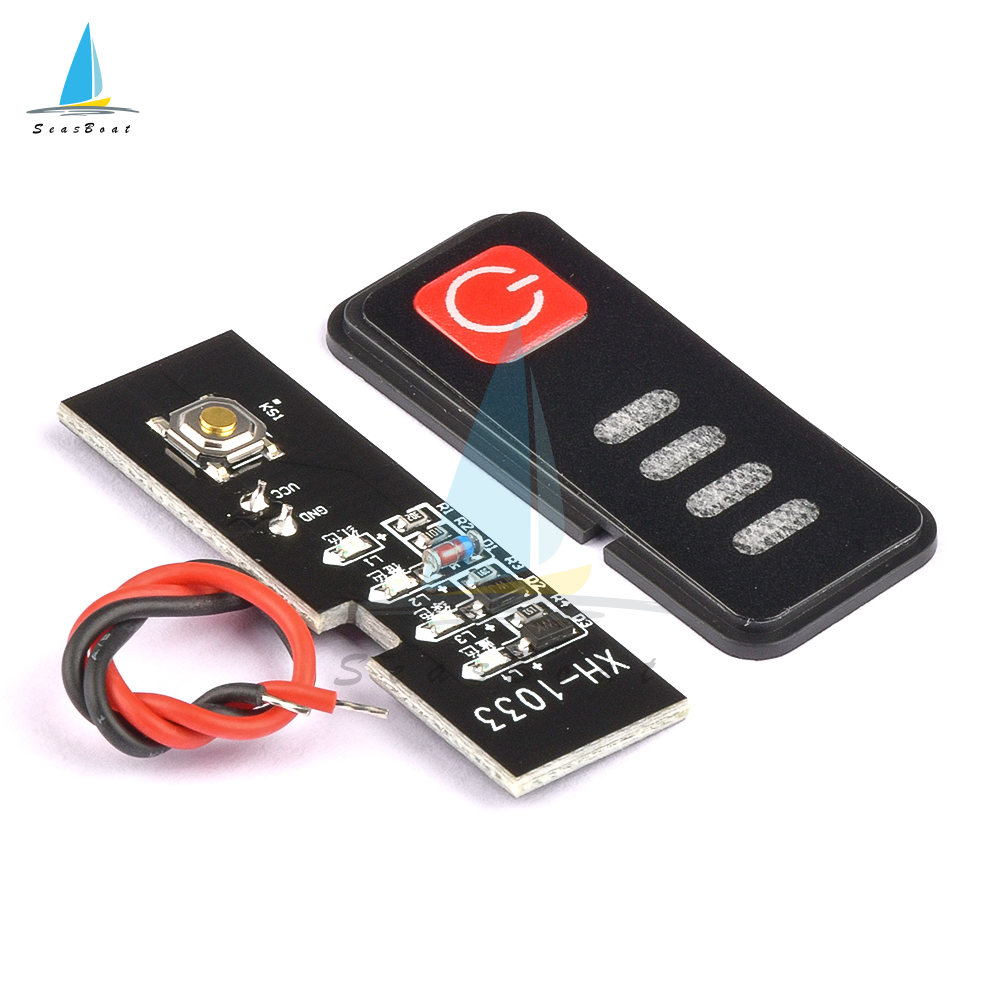 Seasboat 5S 18V 21V Battery Capacity Indicator Module with Power Display and Battery Shell Battery Level Indicator Tester LED Display for 5S