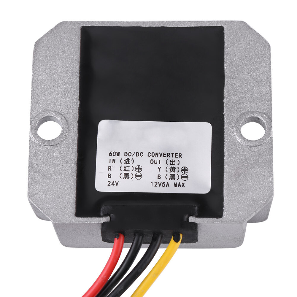 DC-DC 24V To 12V 5A 60W Voltage Step Down Voltage Module Step Down Module Buck Power Power Step-down Module Supply Converter for Car Vehicle
