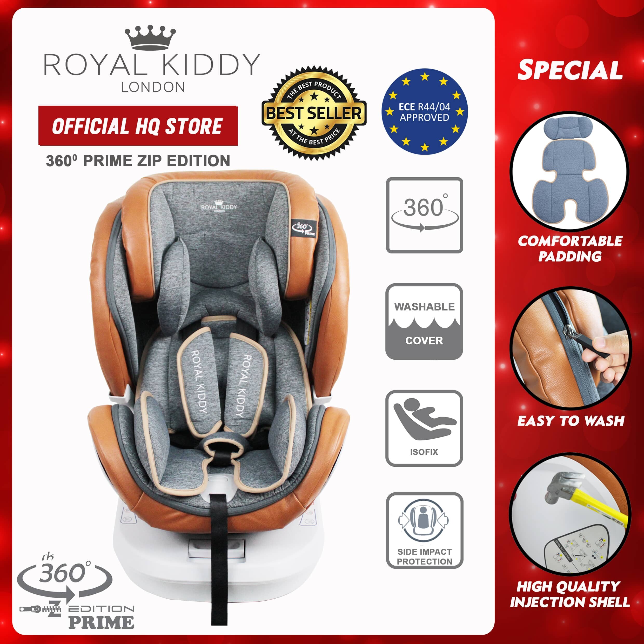 Royal kiddy 360 car 2024 seat