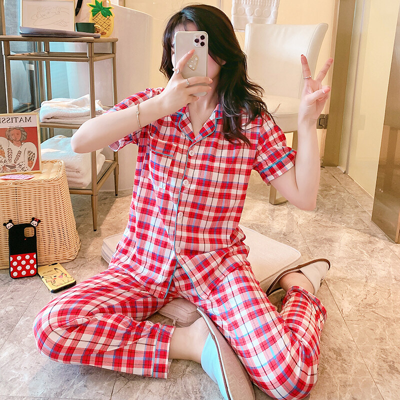 Nơi bán Bộ Đồ Ngủ Mùa Hè Mùa Thu 2020 Người Phụ Nữ Đáng Yêu Bộ Đồ Hai Mảnh Mi-ckey In Trang Chủ Bộ Đồ Ngủ Pijama Mujer
