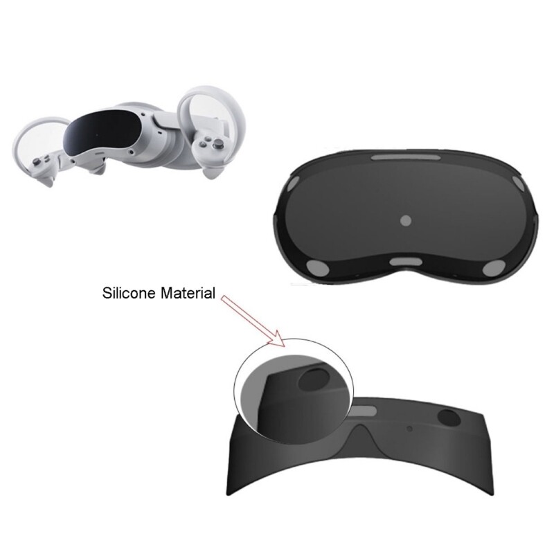 Silicone protective case for Pico 4 VR glasses accessories