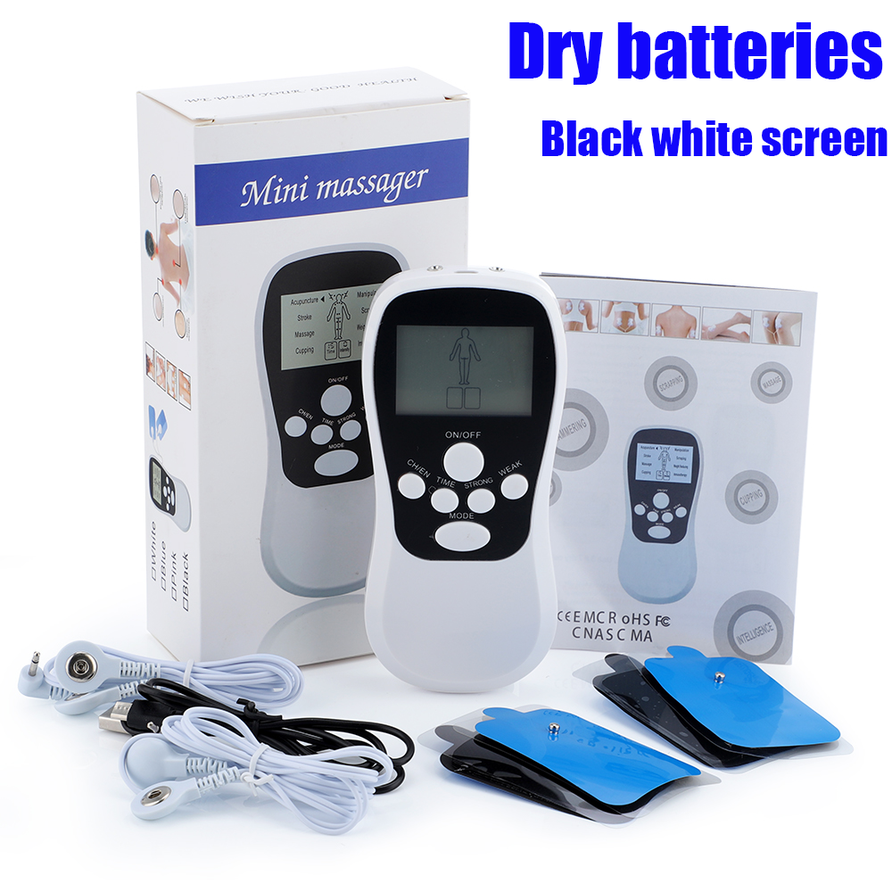 Hailicare Mini Massager Blue Screen Dualoutput Massage Instrument