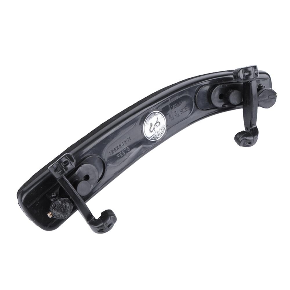 Adjustable Violin Shoulder Rest Plastic Padded for 3/4 4/4 Size Violin