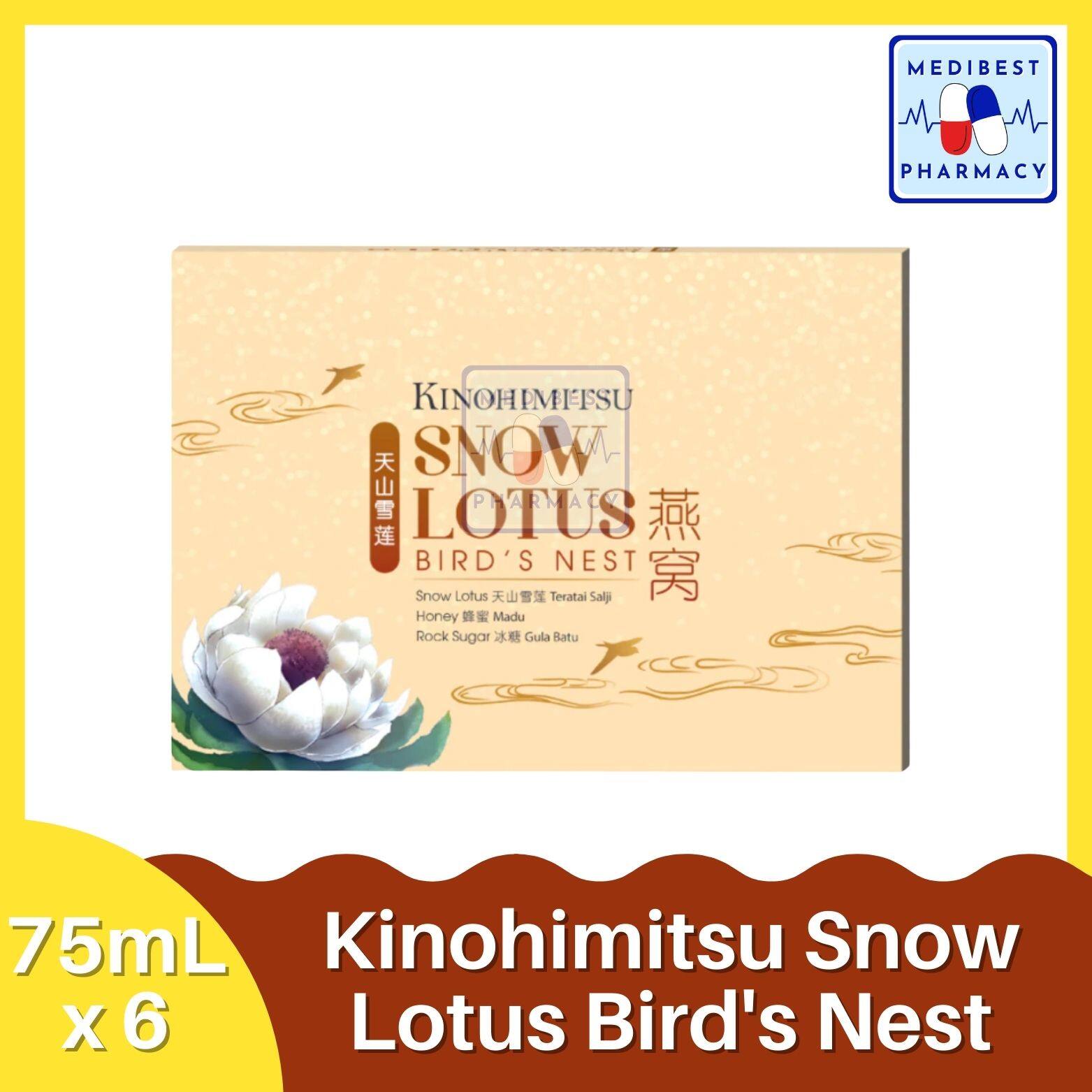 MediBest Pharmacy Kinohimitsu Snow Lotus Birds Nest/ Snow Lotus Bird Nest CNY Edition (6 x 75mL