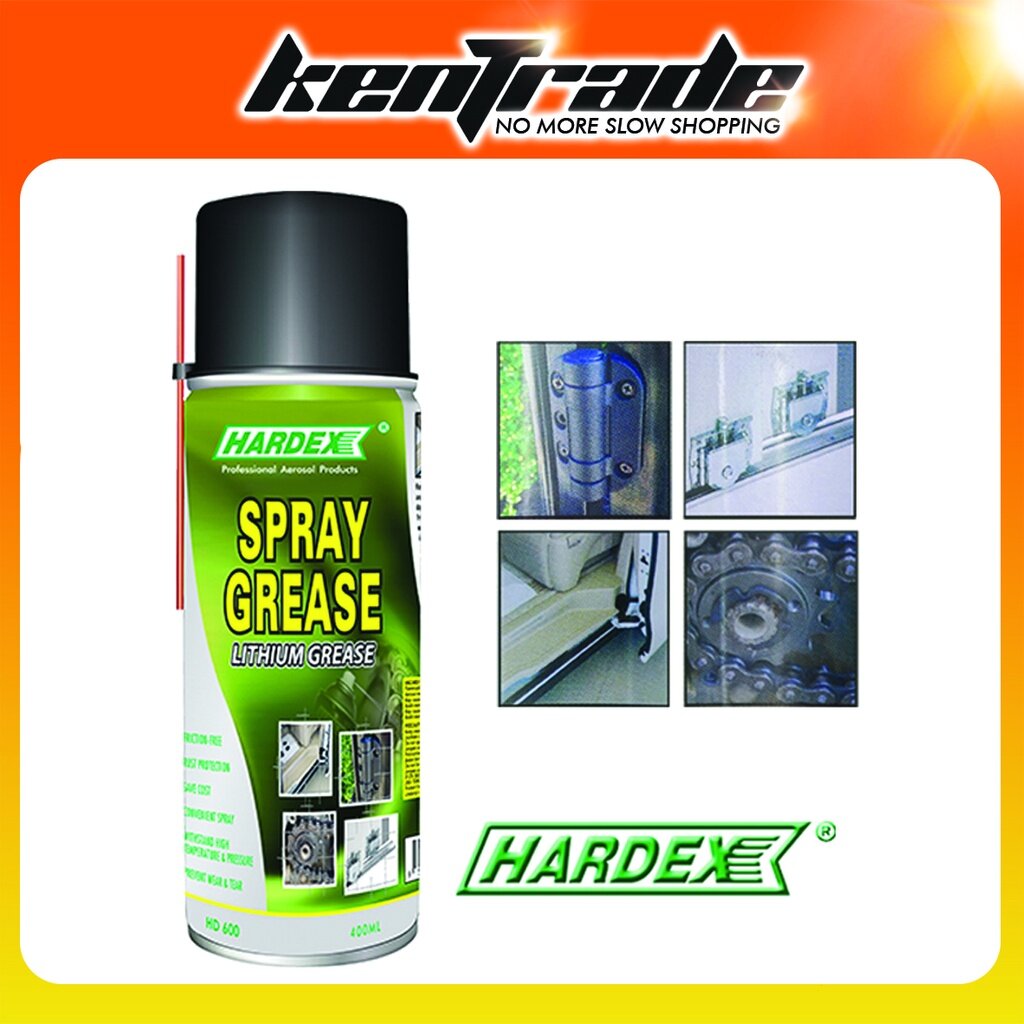 Hardex Spray Grease Lithium Grease Minyak Grease Spray / Lithium Grease