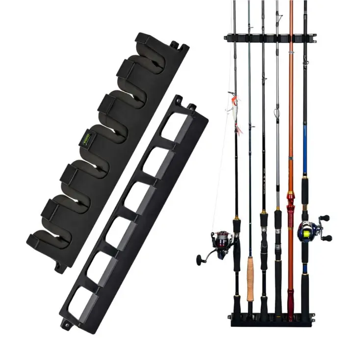 wall mount fishing rod holder