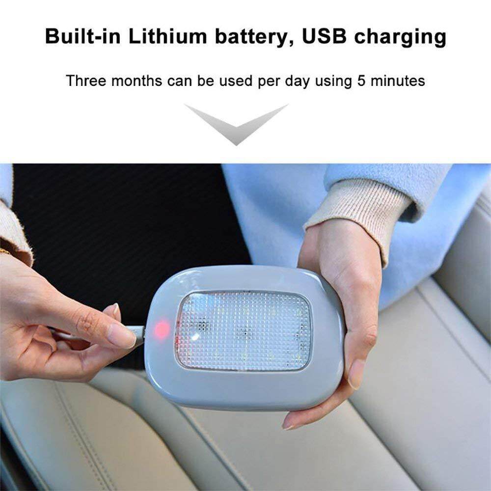 Đèn Chiếu Sáng Nội Thất Vòm Xe Hơi EKLEVA Đèn LED Đọc Sách Công Tắc Cảm Ứng USB Sạc Từ Tính Không Khoan Dễ Sử Dụng Hơn Tủ Quần Áo Treo Tường Phòng Gia Đình Đèn Trần Gắn Trên Nóc Xe Đèn Ban Đêm